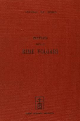 Trattato delle rime volgari (rist. anast. Bologna, 1869)