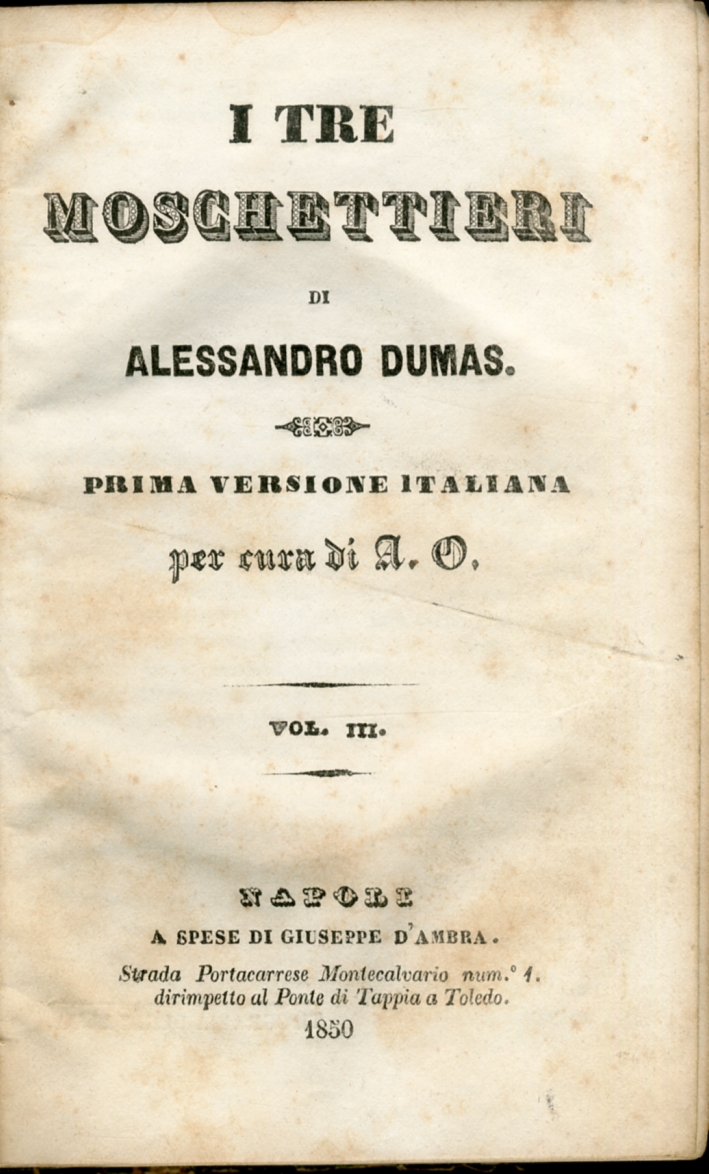 I tre moschettieri