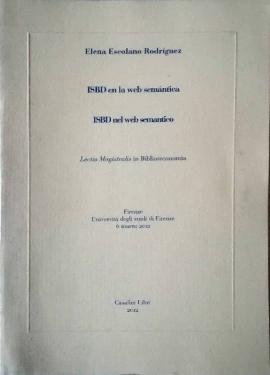 ISBD en la web semántica. Ediz. italiana e spagnola