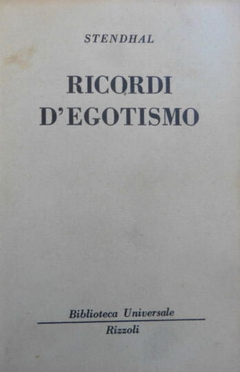 Ricordi d'egotismo