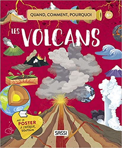 Les volcans. Quand, Comment, pourquoi. Con Poster