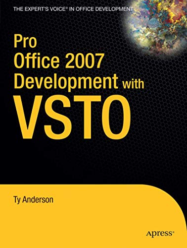 Pro Office 2007 Development With Vsto (Books For Professionals By Professionals) - Photo 1/1