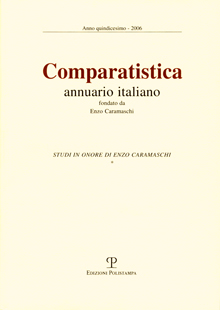 Comparatistica. Annuario italiano 2006 - [Polistampa] - Bild 1 von 1