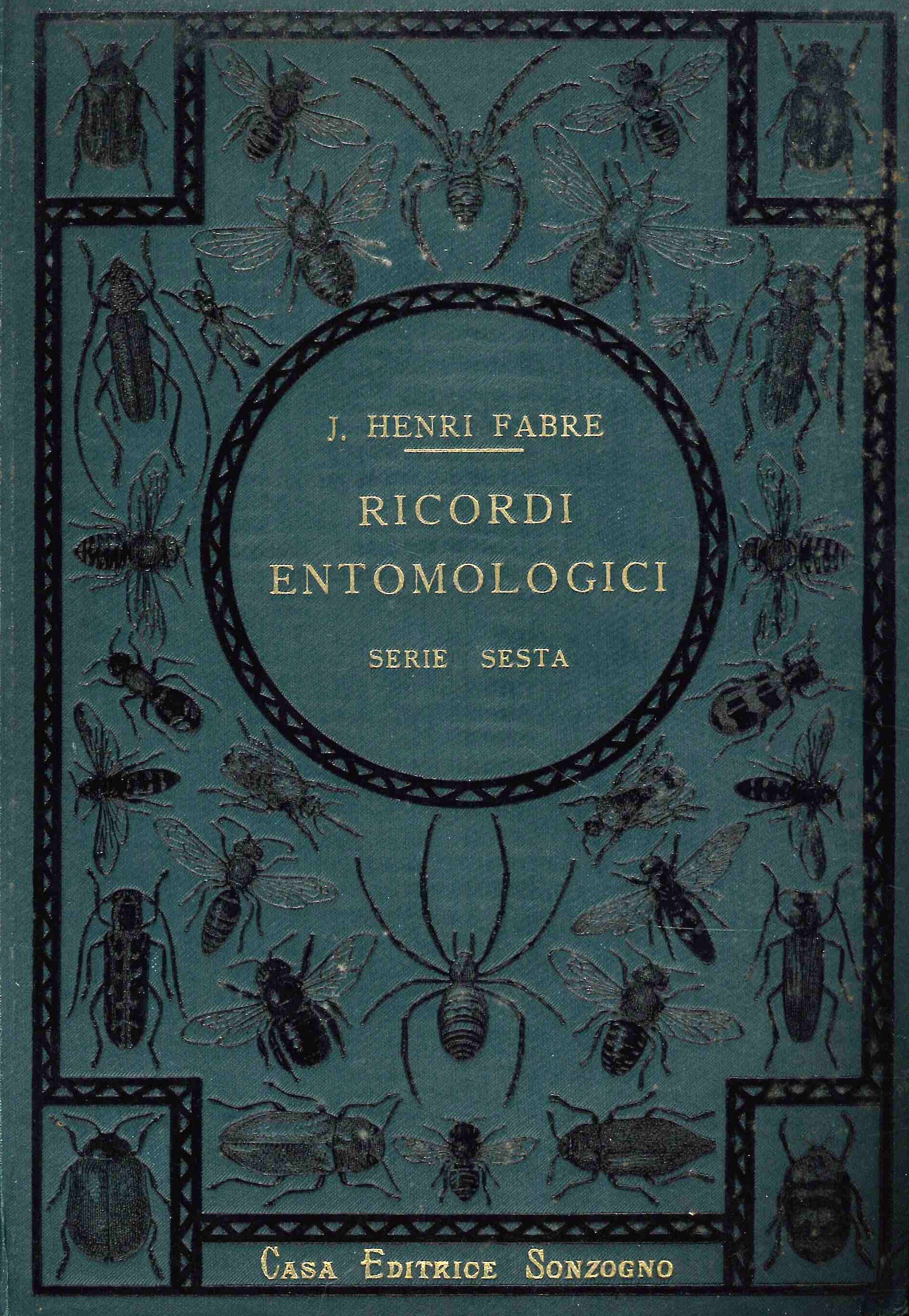 Ricordi Entomologici. Serie Sesta. Studi Su l'Istinto e i Costumi degli Insetti - Picture 1 of 1